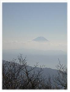 黒富士から富士山