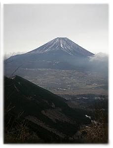 端足峠からの富士山