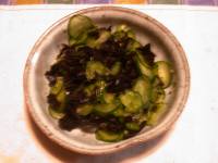 イワタケの酢の物