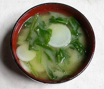 カブのみそ汁