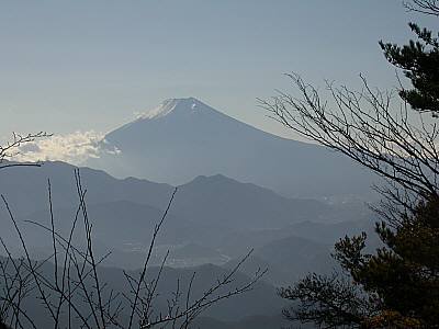 百蔵山からの富士山